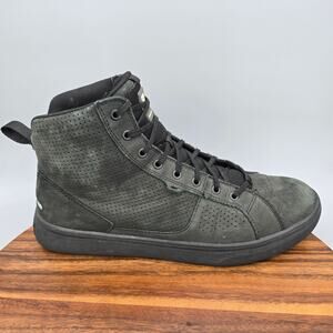 Revit Arrow Motorcycle Boots Men's 12 Black Leather Perforated Lace Up Riding